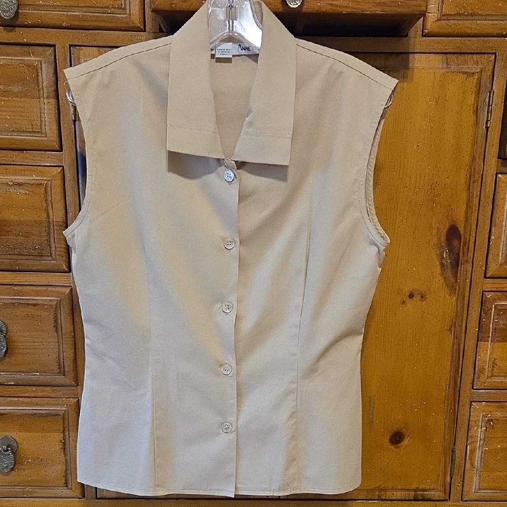 Anne Klein II Fitted Button Down Shirt